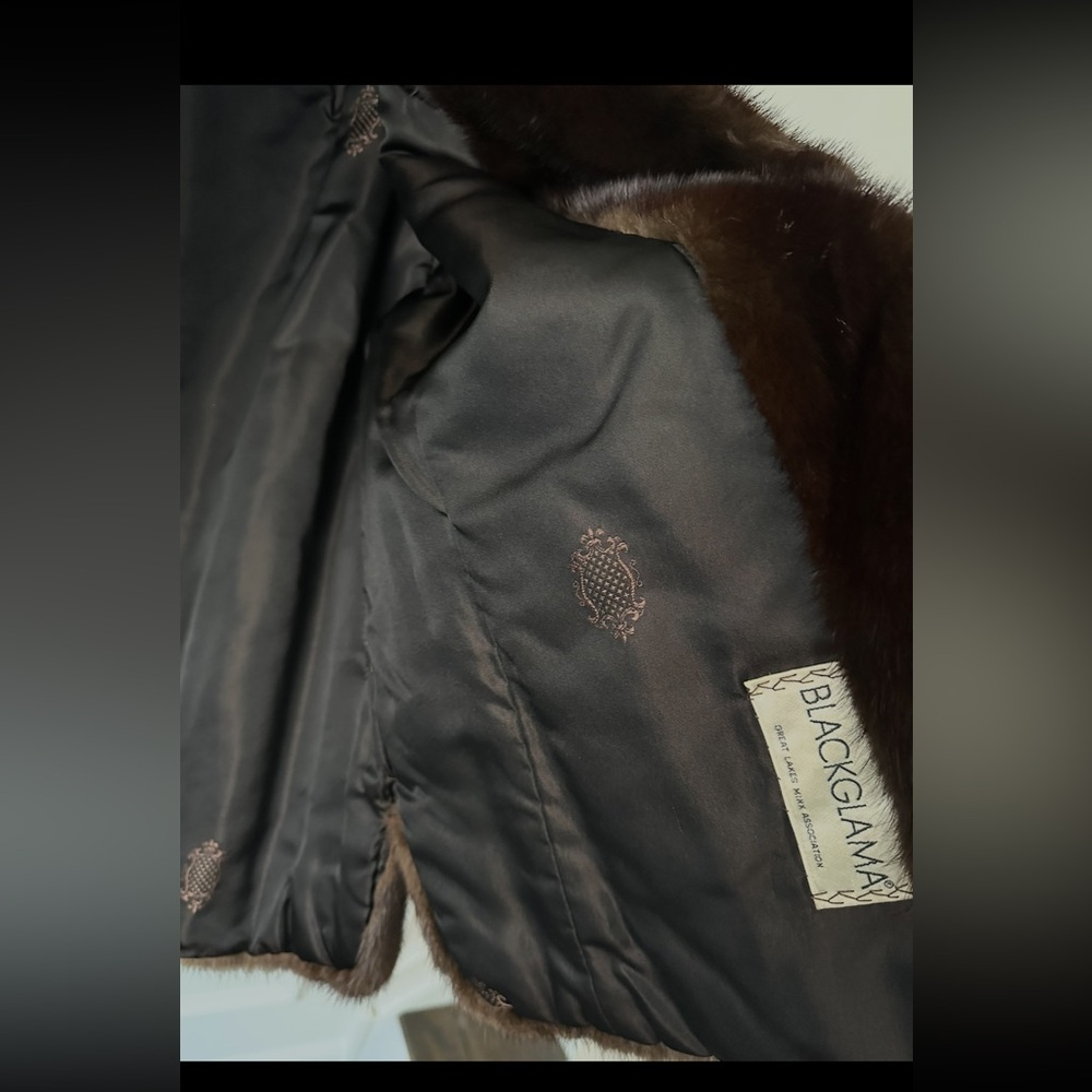 STUNNING VINTAGE Blackglama Mink Coat - Picture 6 of 7